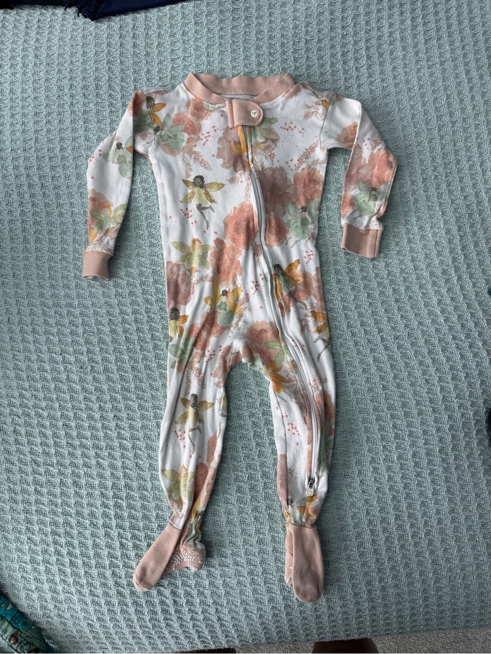 Burt's Bees Baby Floral Footed One-Piece